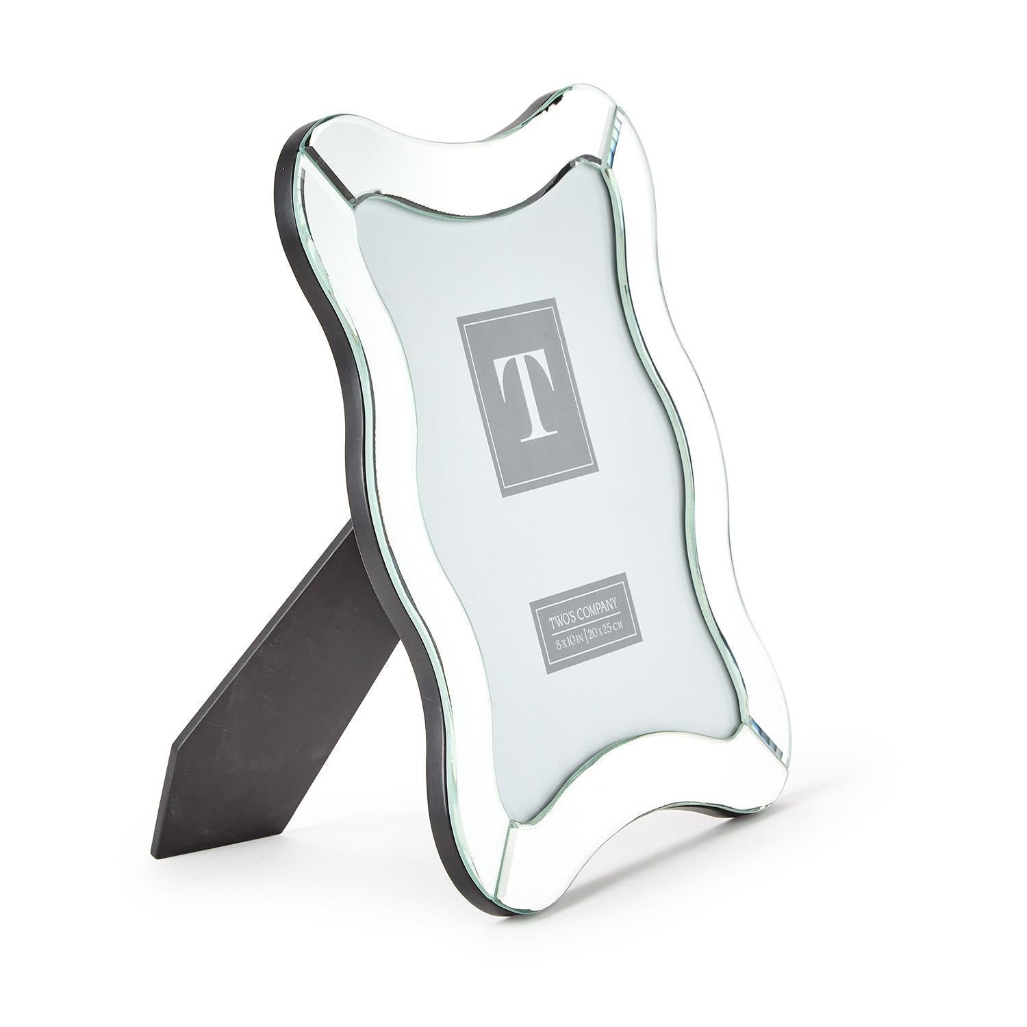 Scalloped Cut Mirror 8x10 Photo Frame