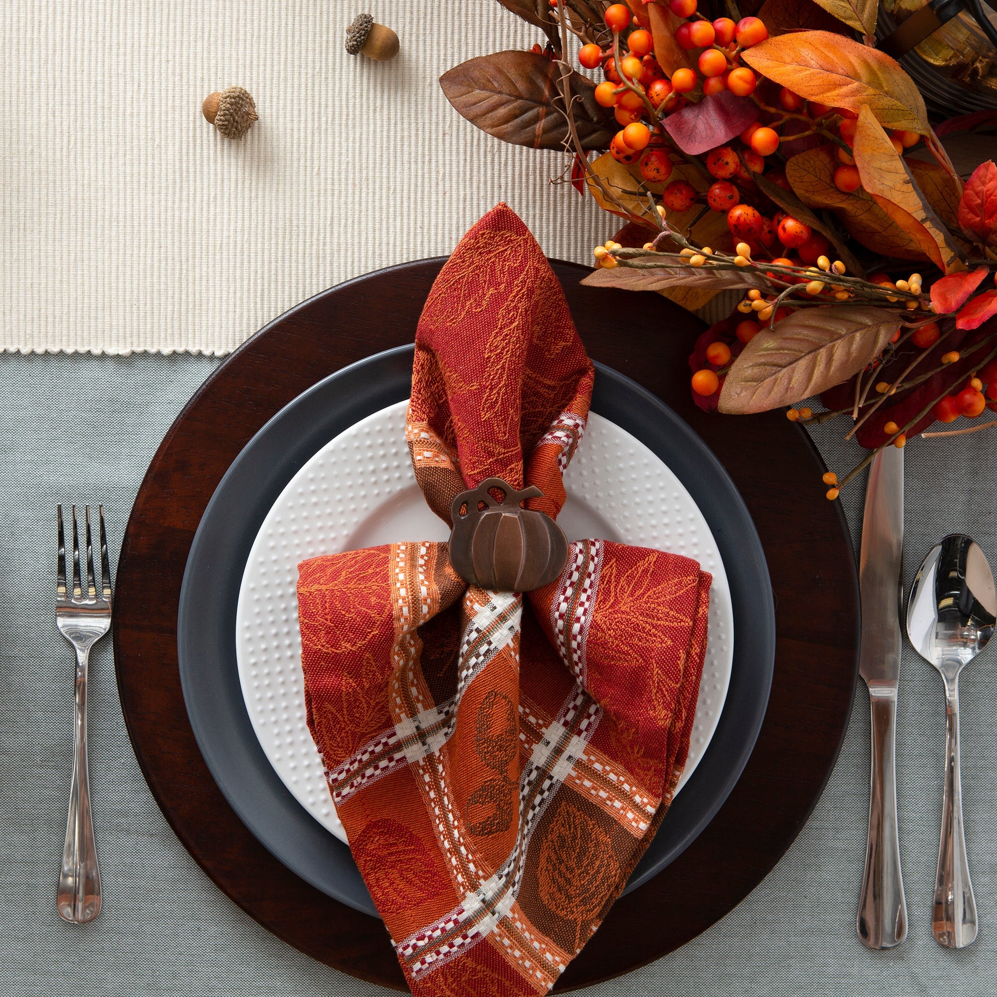 Thanksgiving Cloth Napkin Set/6