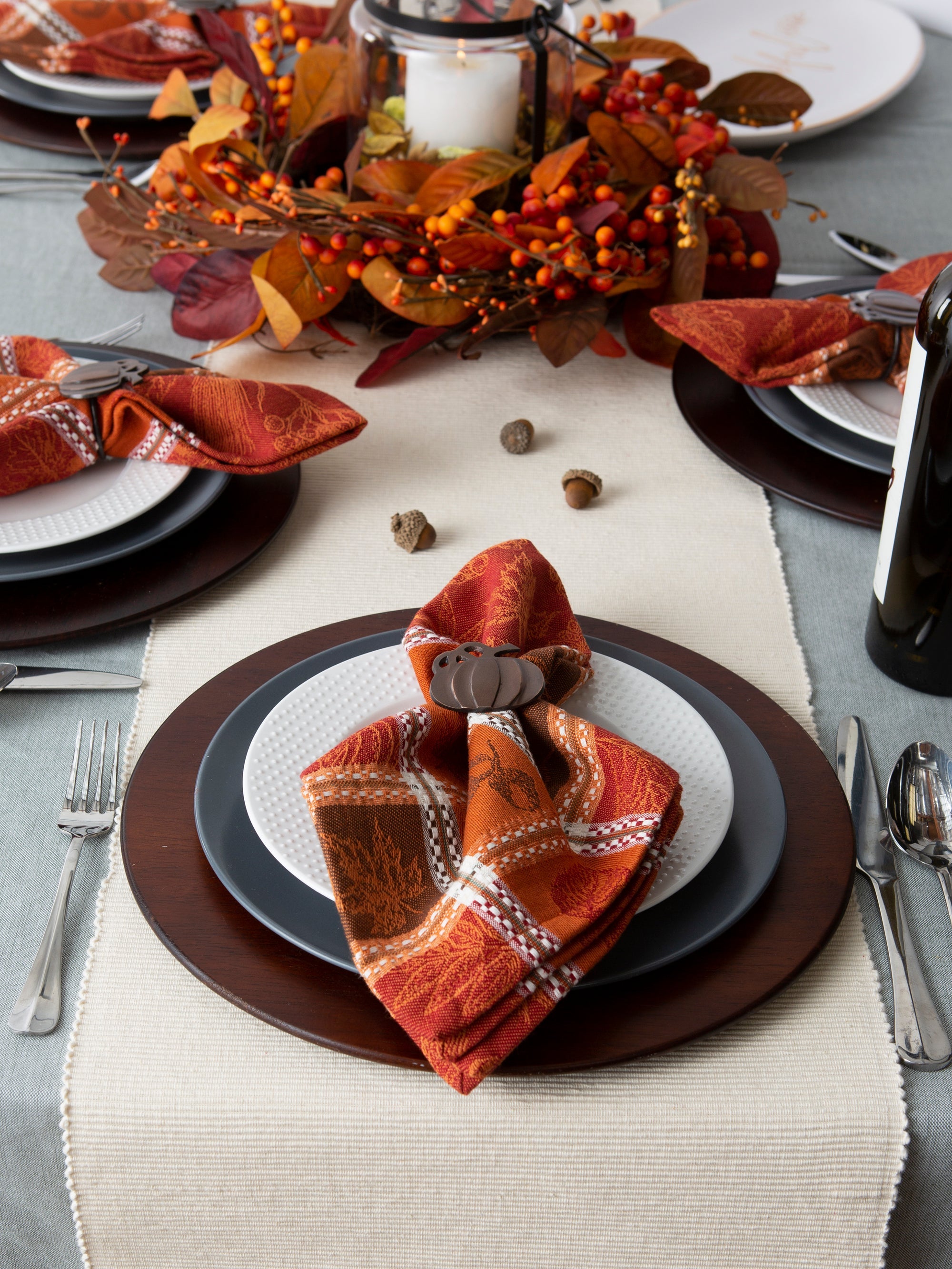Thanksgiving Cloth Napkin Set/6