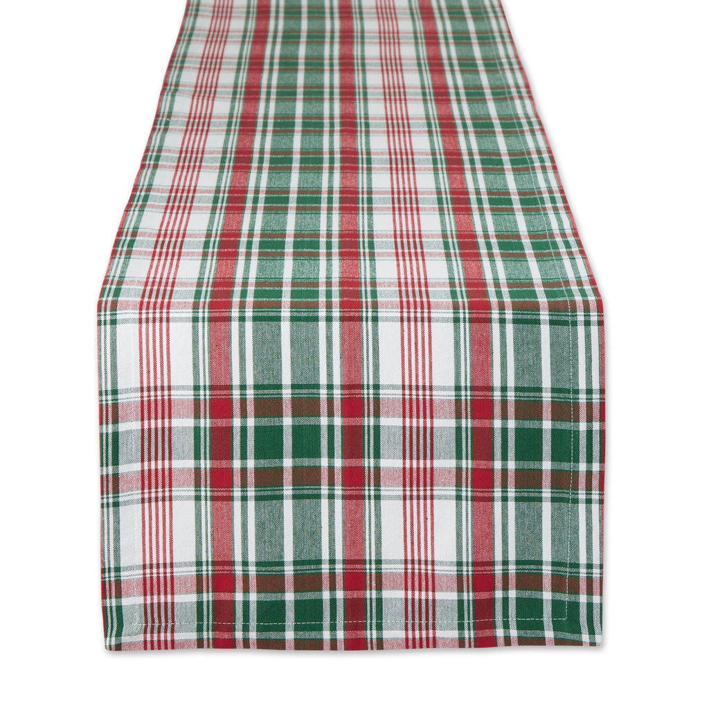 Christmas Yuletide Plaid Table Runner