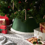 Green Holiday Tree Collar