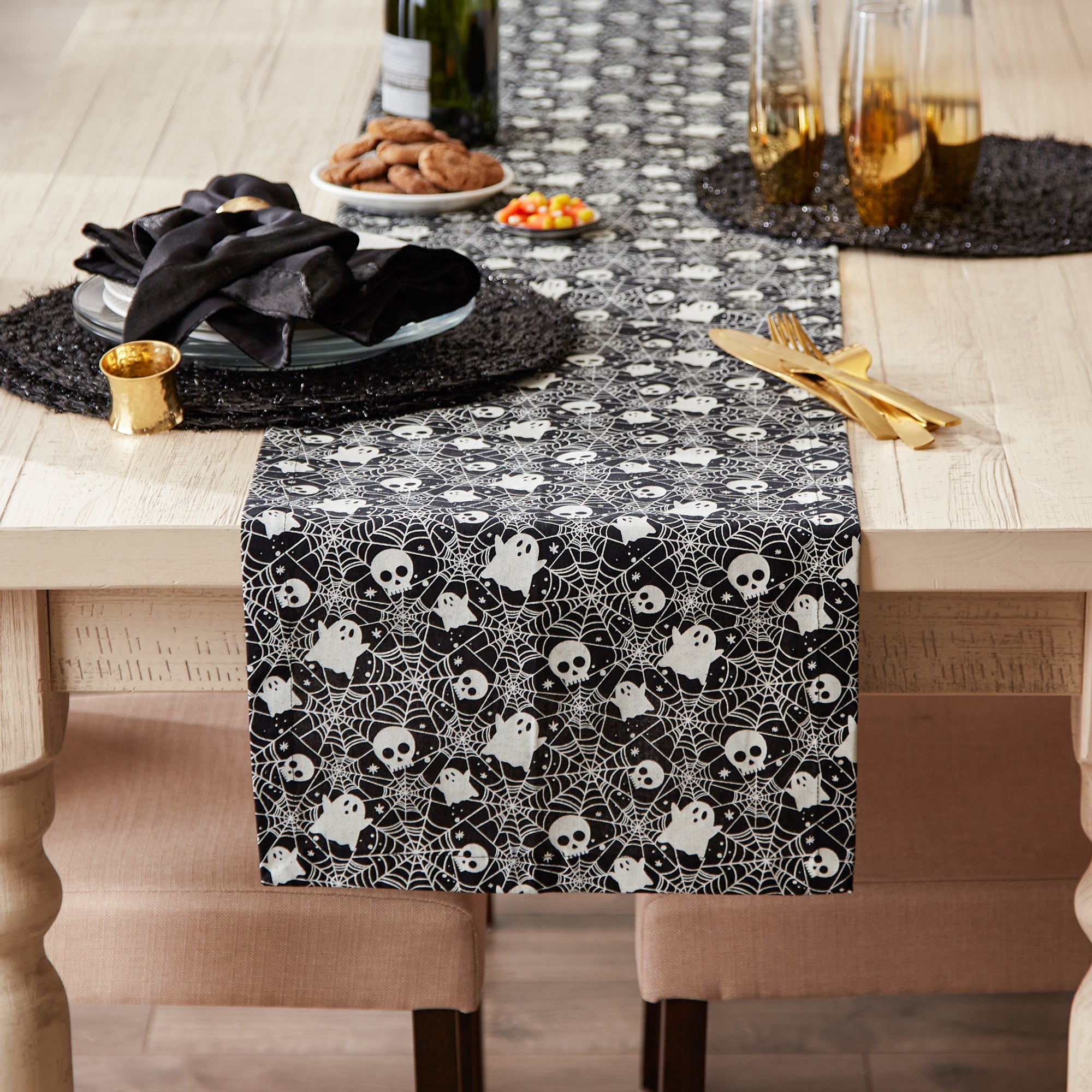 Haunted Objects Printed Table Runner