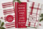 Assorted Christmas Dishtowel Set 2 Piece