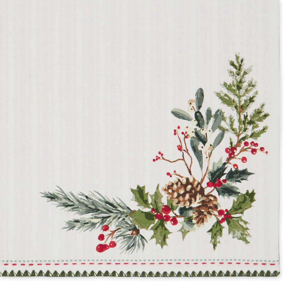 Heritage Holiday Sprigs Reversible Placemat Set/4