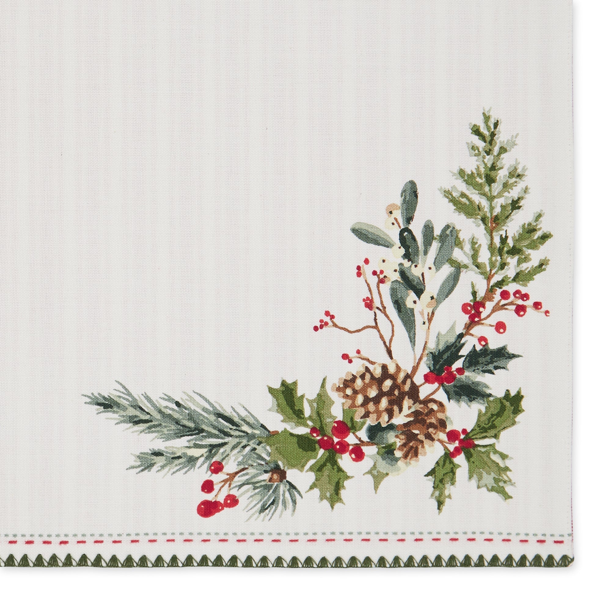 Heritage Holiday Sprigs Reversible Placemat Set/4