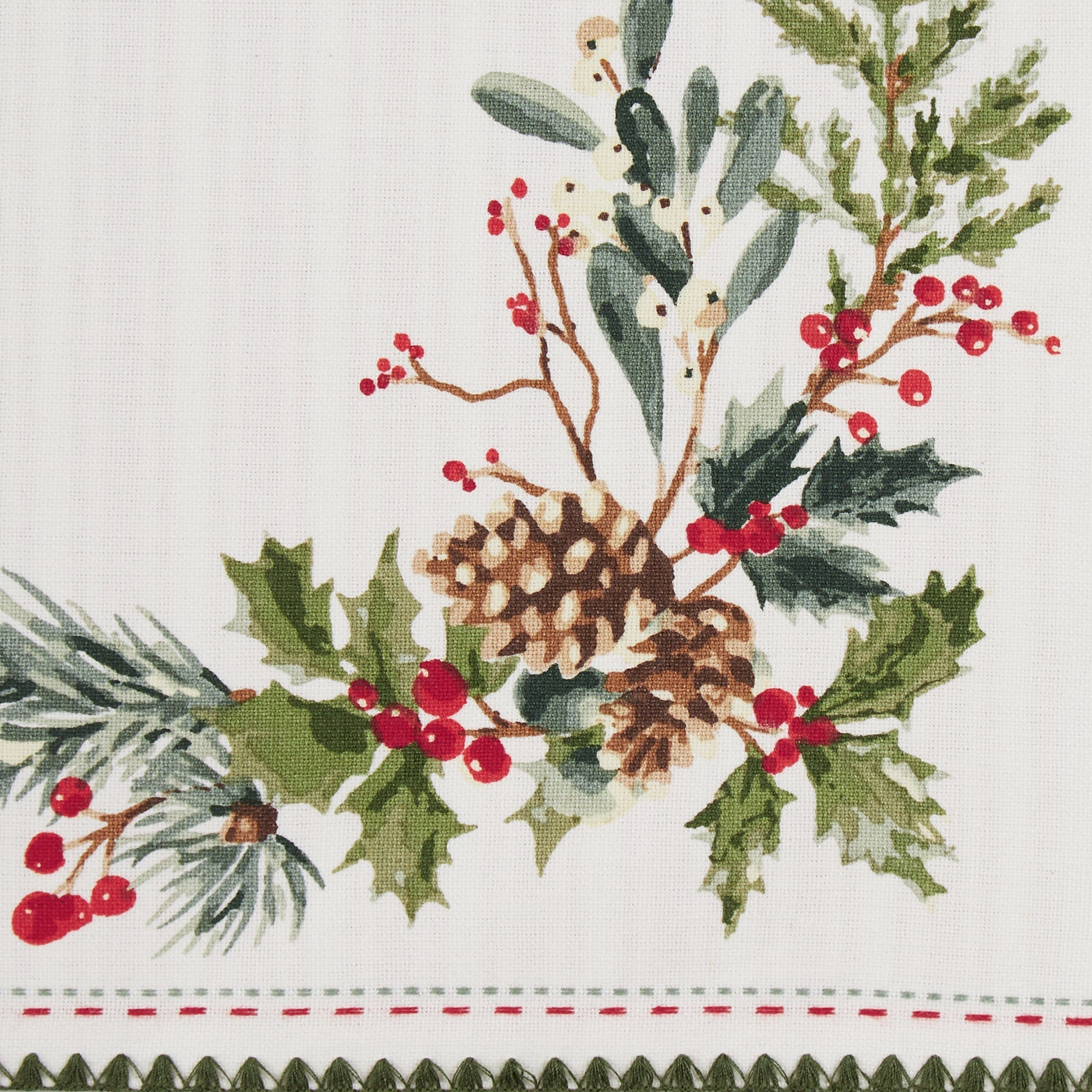 Heritage Holiday Sprigs Reversible Placemat Set/4