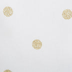 Metallic White & Gold Polka Dot Napkins, Set Of 4