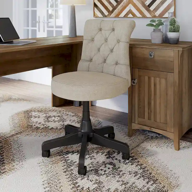 Salinas Mid Back Tufted Office Chair by Bush Furniture