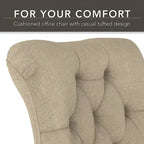 Salinas Mid Back Tufted Office Chair by Bush Furniture