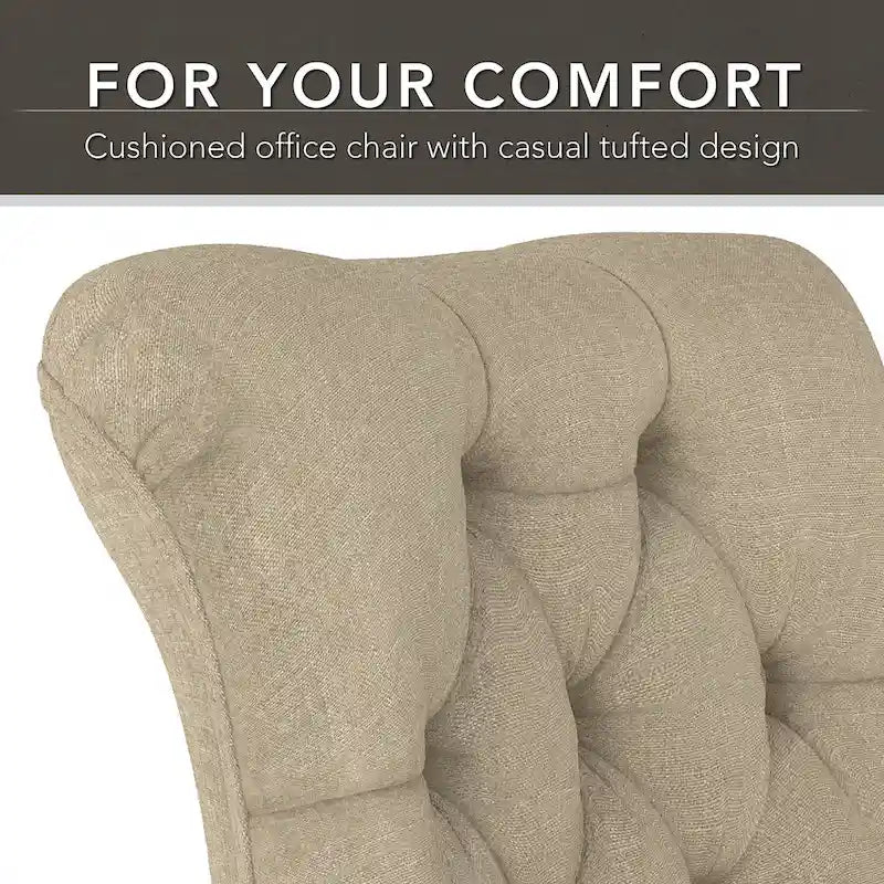 Salinas Mid Back Tufted Office Chair by Bush Furniture