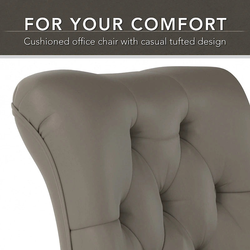 Salinas Mid Back Tufted Office Chair by Bush Furniture