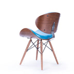 Corvus Madonna Mid-century Teal Accent Chair