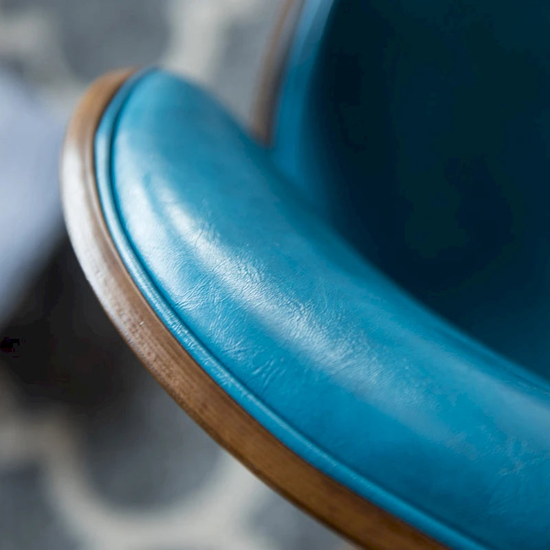 Corvus Madonna Mid-century Teal Accent Chair