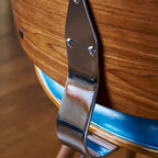 Corvus Madonna Mid-century Teal Accent Chair