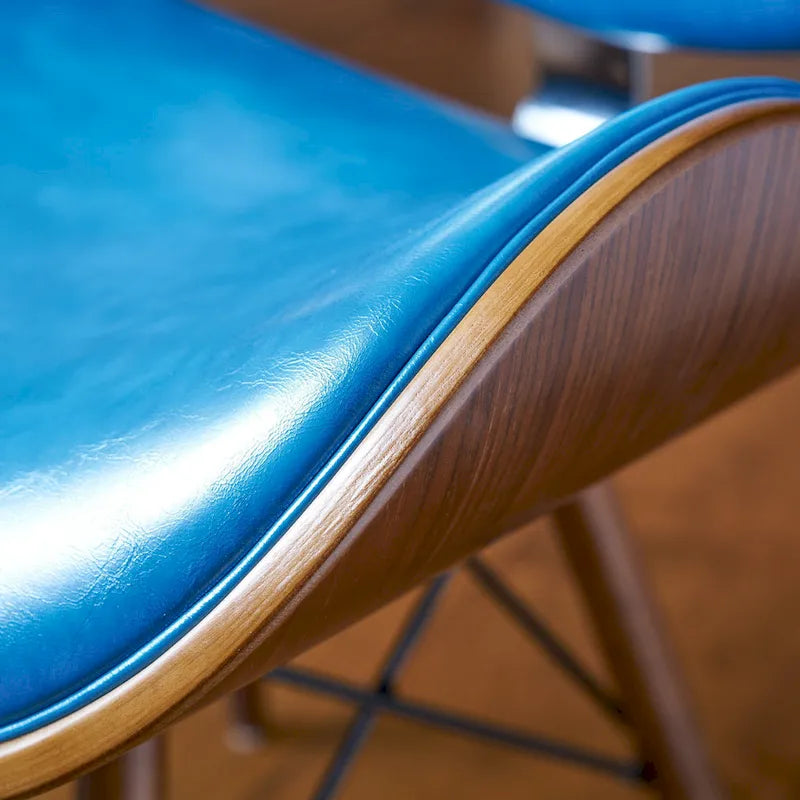 Corvus Madonna Mid-century Teal Accent Chair