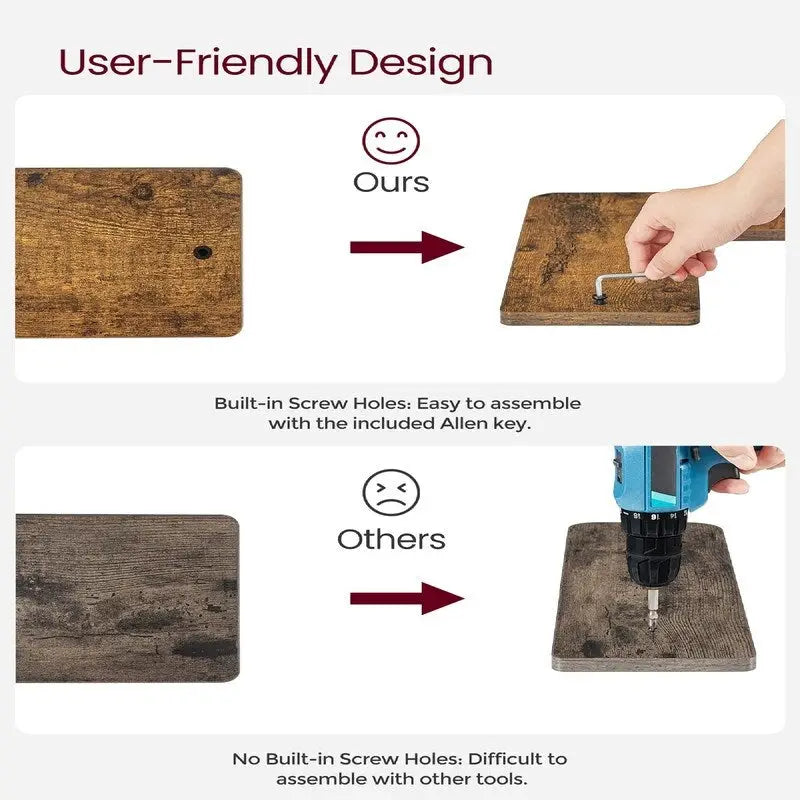 Corner Shelf Wall Mount Set of 2 - 15.7D x 5.5W x 1.6H