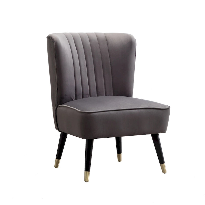 Gray 26 Polyester Accent Chair