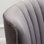 Gray 26 Polyester Accent Chair
