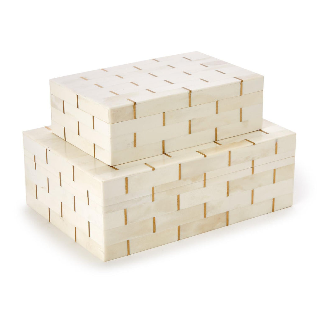 Vendome Covered Boxes, Set of 2