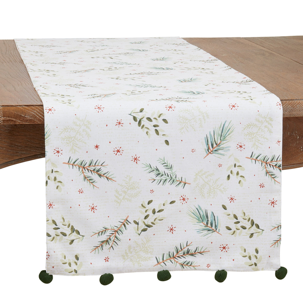 Christmas Foliage Table Runner