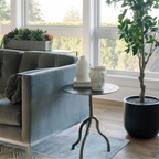 Handmade Off-White Aluminum Textured Vase