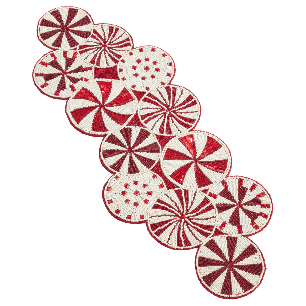 Candy Cane Table Runner