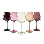 Stagioni Stemmed Wine Glassware, Set of 5, September