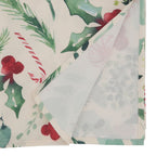 Christmas Foliage and Candy Canes Tablecloth