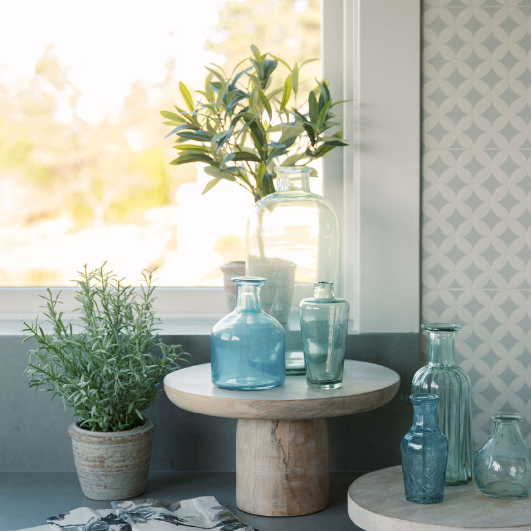 Elegant 12 Rosemary & 16 Olive Faux Topiary Set in Authentic Terracotta Pots