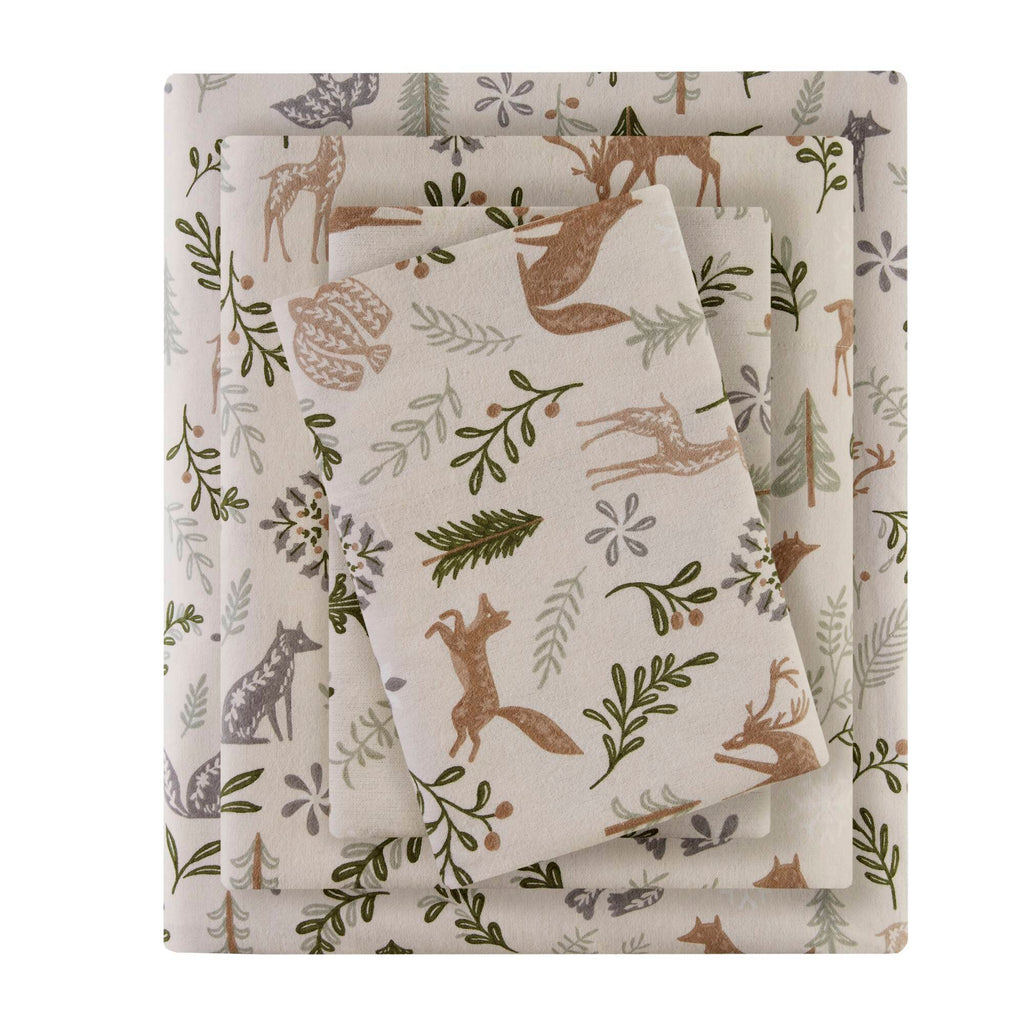 Woodland Winter Printed Sheet Set