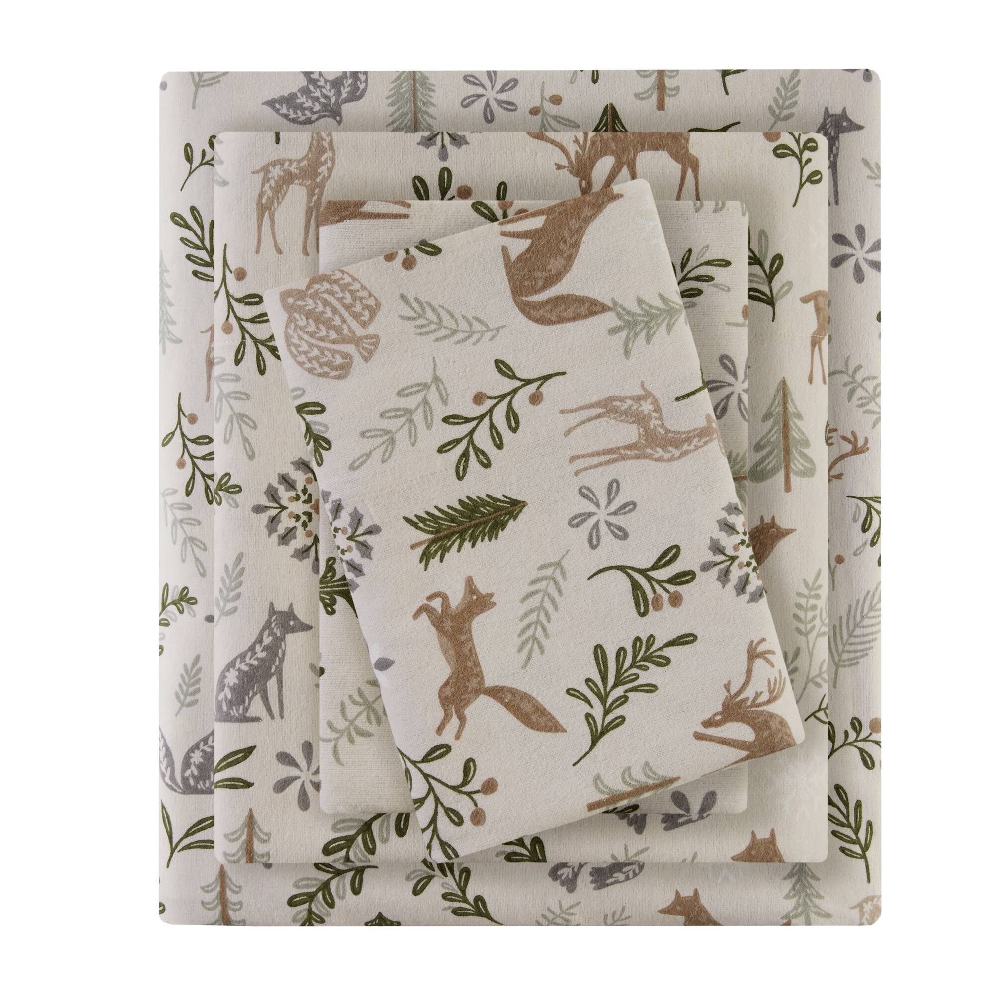 Woodland Winter Printed Sheet Set