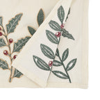Whimsical Holly Berry Vine Table Runner
