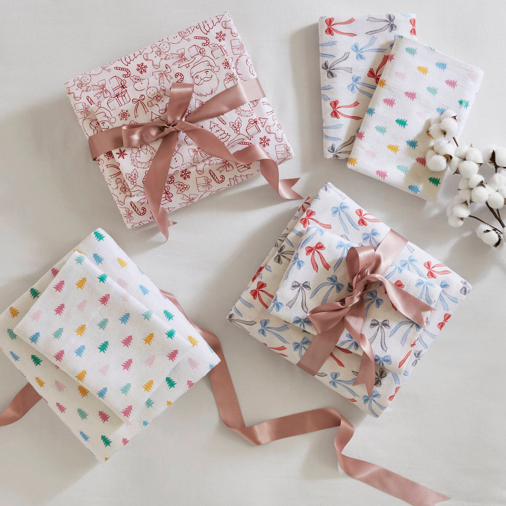 Tree Block 100% Cotton Flannel Pigment Printed Sheet Set