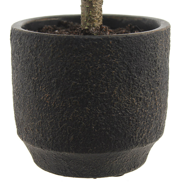 2' Flocked Cedar Tree with Lifelike Snowy Flocking