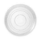 Glass Hobnail Dinnerr Plates, Set of 4