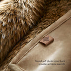 Luxe Faux Fur Throw Blanket