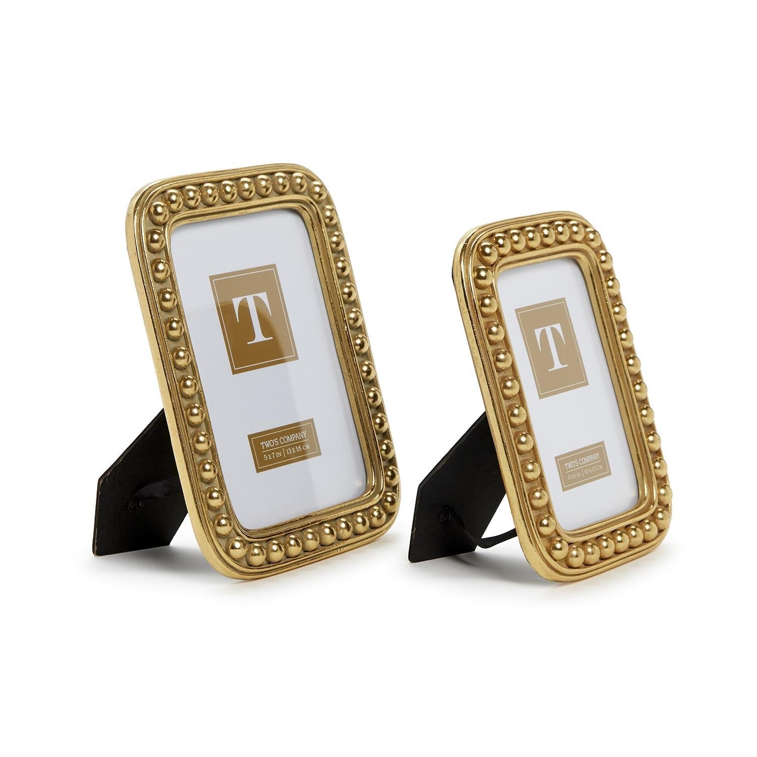 Gold Ball Frame Incl 2 Sizes, Set of 2