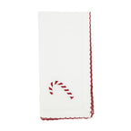 Whimsical Wonders Whip Stitch Candy Cane Napkin, Set of 4