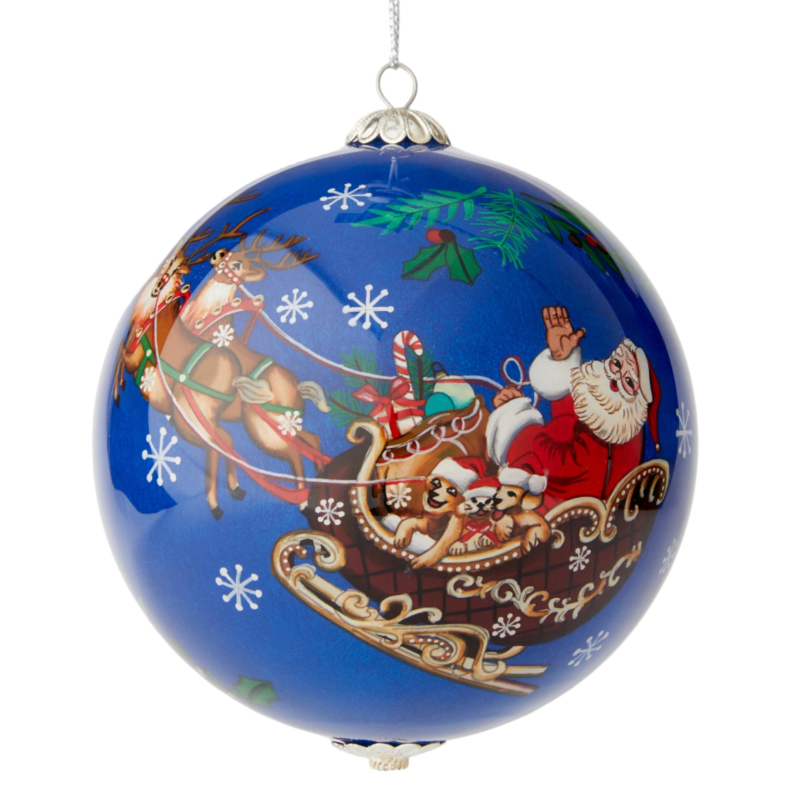 Pier 1 Li Bien Santa's Sleigh Ornament 2025