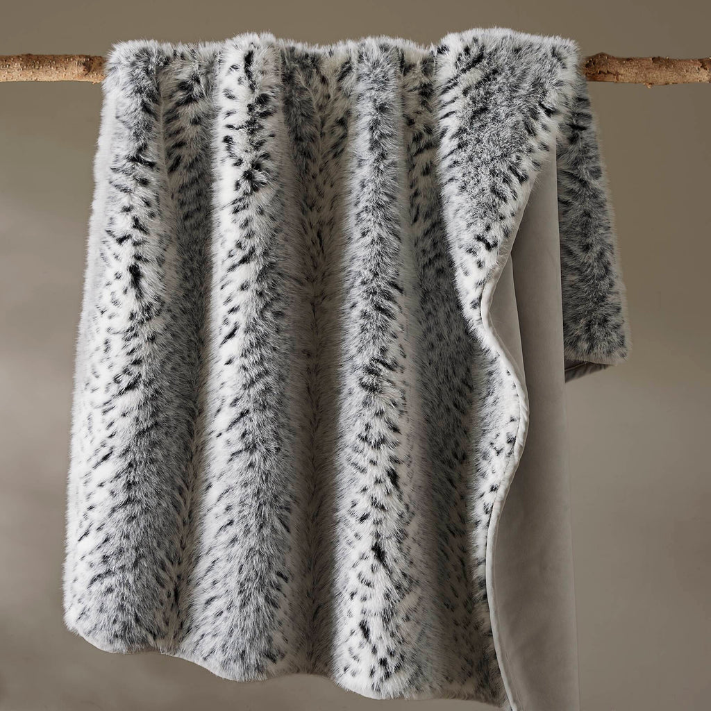 Luxe Faux Fur Throw Blanket