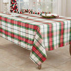 Plaid Design Christmas Holiday Tablecloth