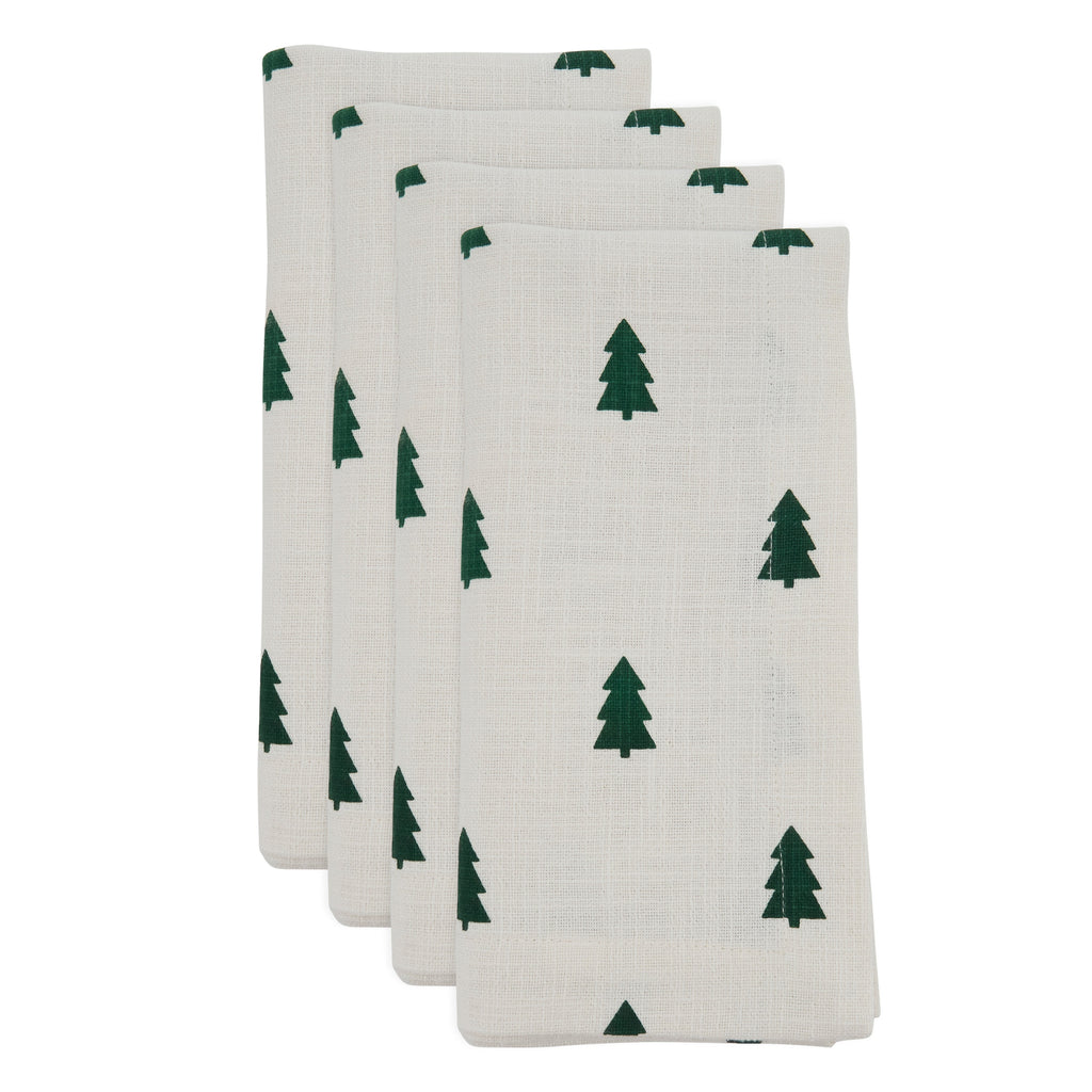 Christmas Tree Table Napkin, Set of 4