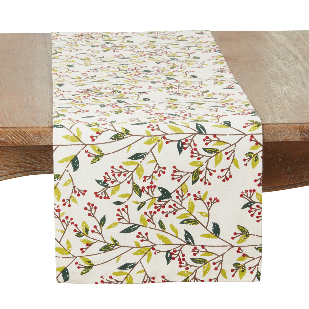 Red Berry Delight Table Runner