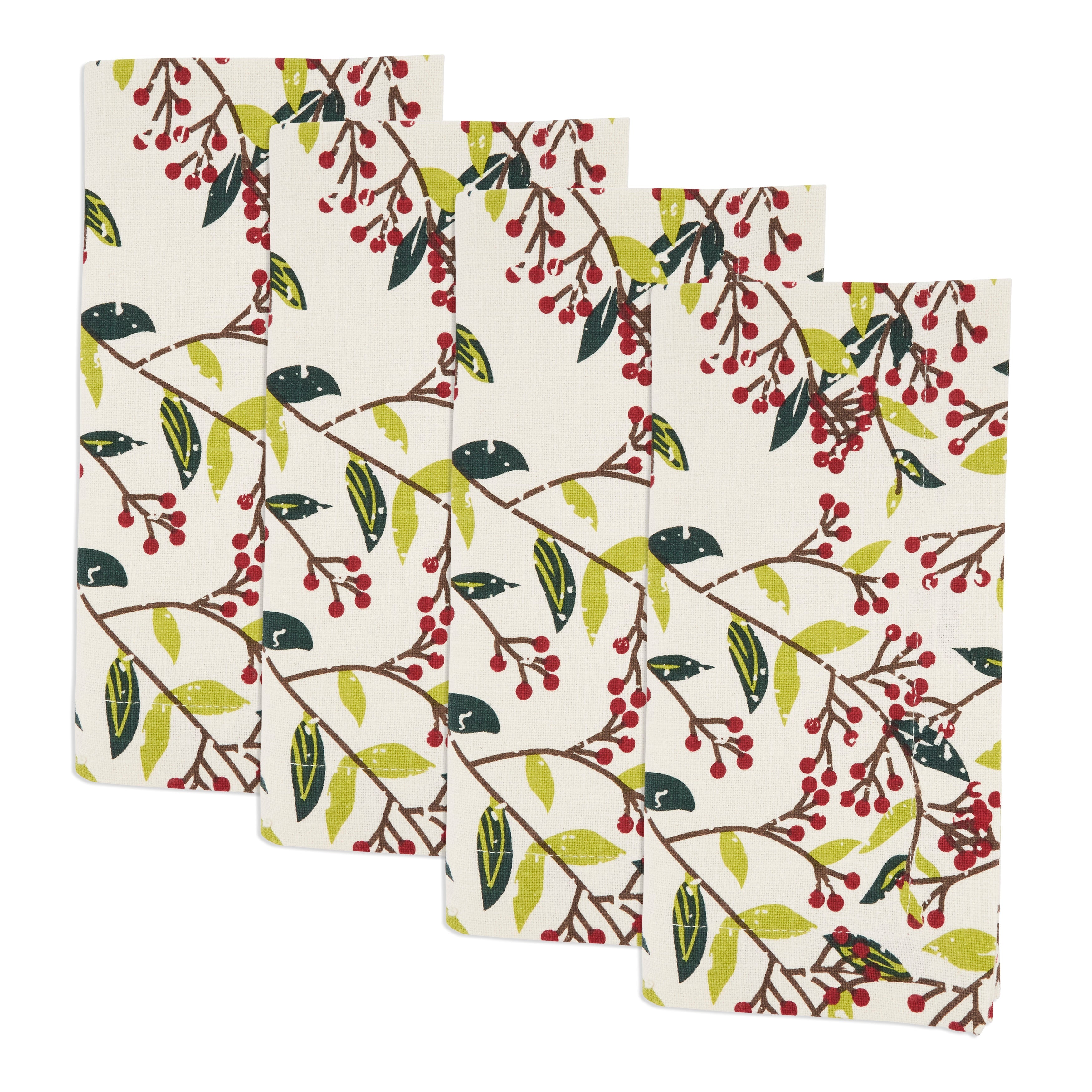 Red Berry Delight Napkin, Set of 4