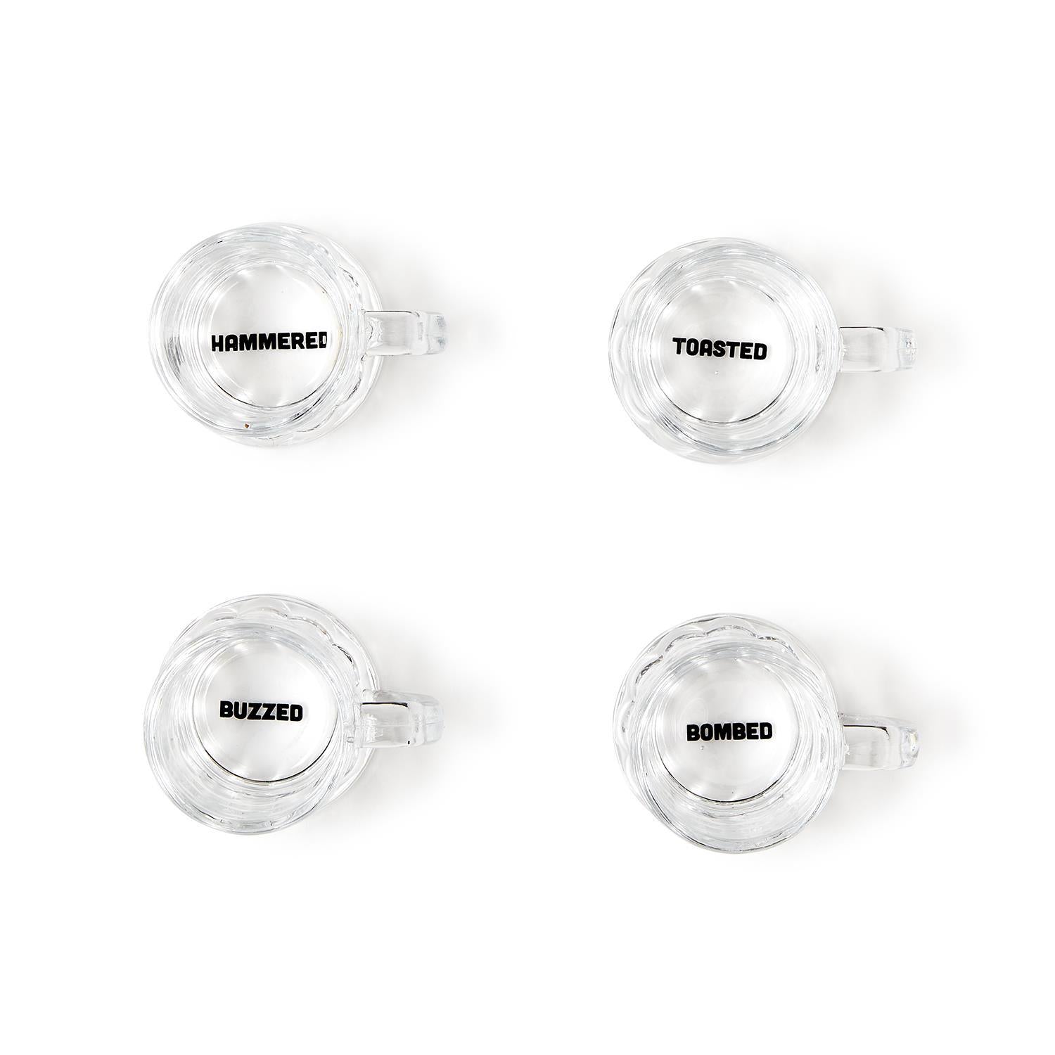Mug Shots Shot Glass in GB, Set of 4
