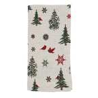Christmas Tree & Snowflakes Table Napkin, Set of 4