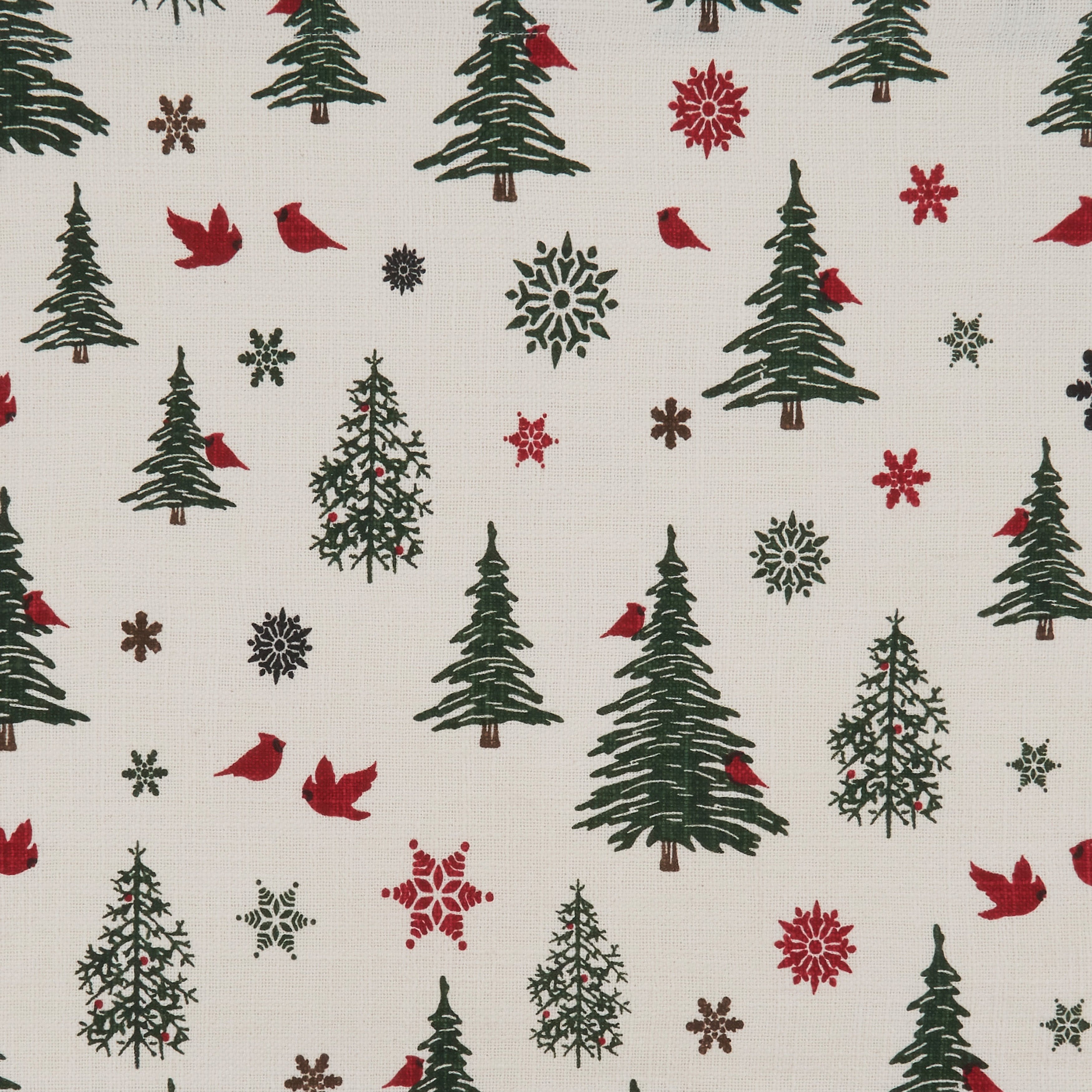 Christmas Tree & Snowflakes Table Napkin, Set of 4