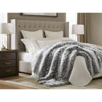 Luxe Faux Fur Throw Blanket