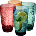 Eze Acrylic Highball Glassware, Set of 4