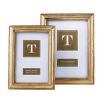Gold Leaf Photo Frame, Set of 2